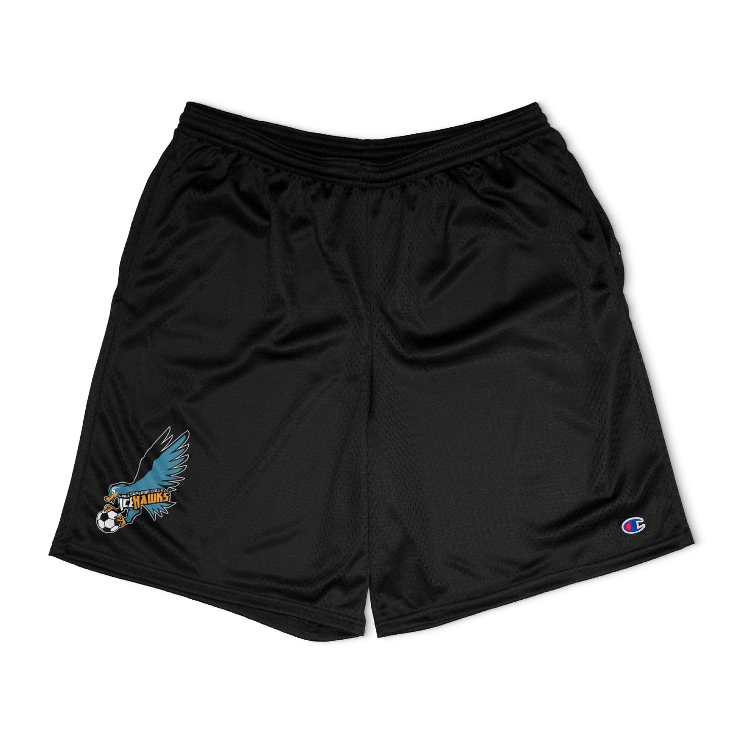 LSC Ice Hawks Champion - Polyester Mesh 9" Shorts with Pockets