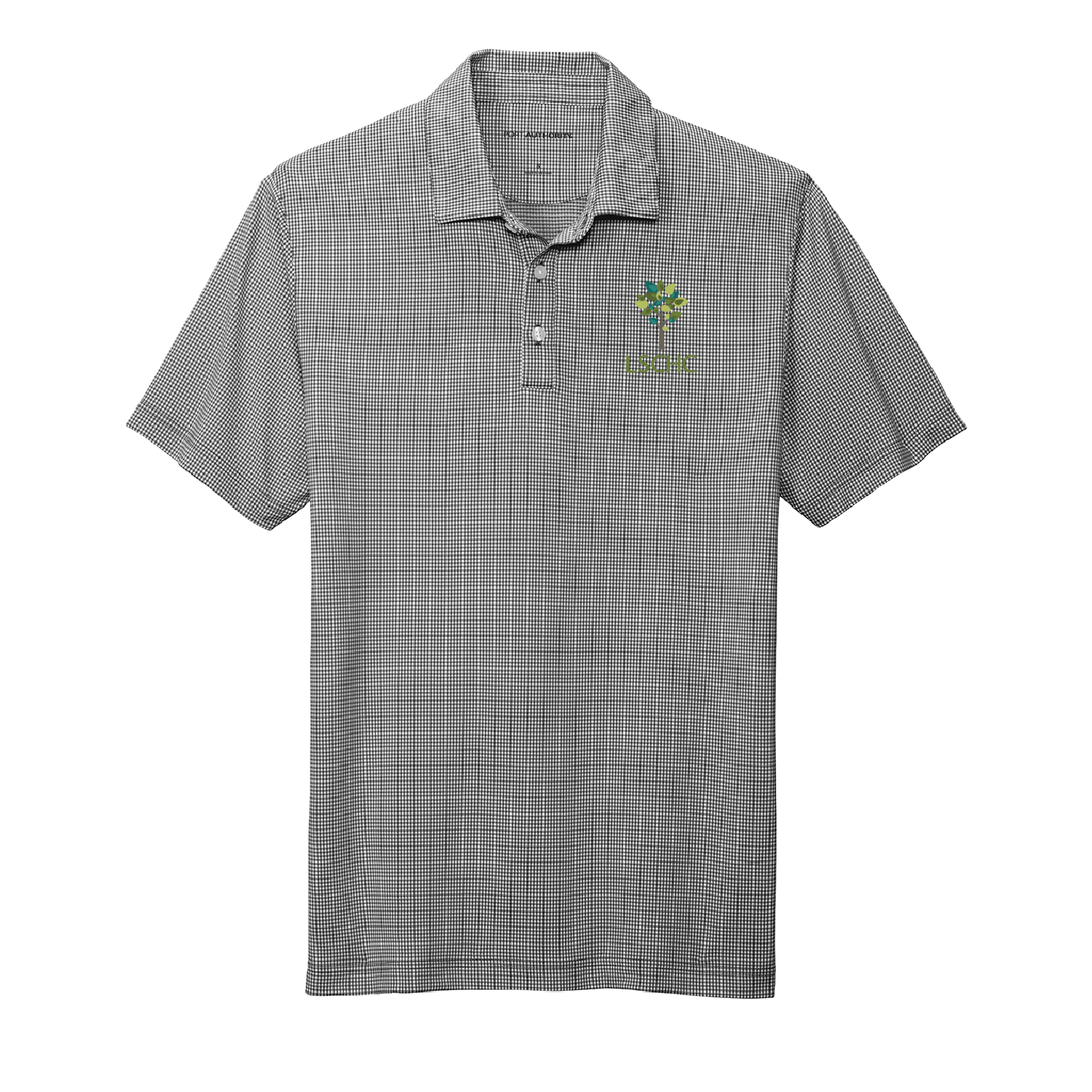 LSCHC Mens Gingham Polo - DSP On Demand