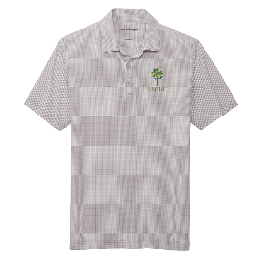 LSCHC Mens Gingham Polo - DSP On Demand