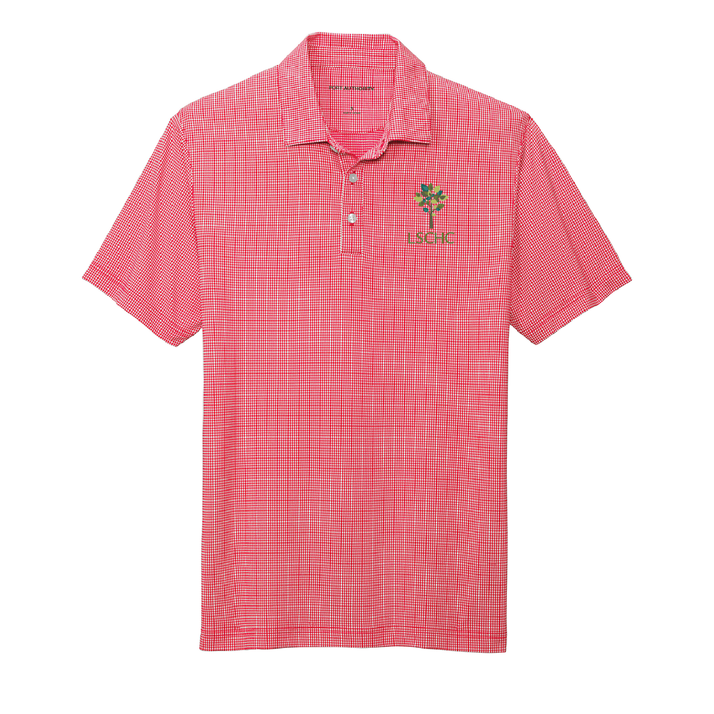 LSCHC Mens Gingham Polo - DSP On Demand