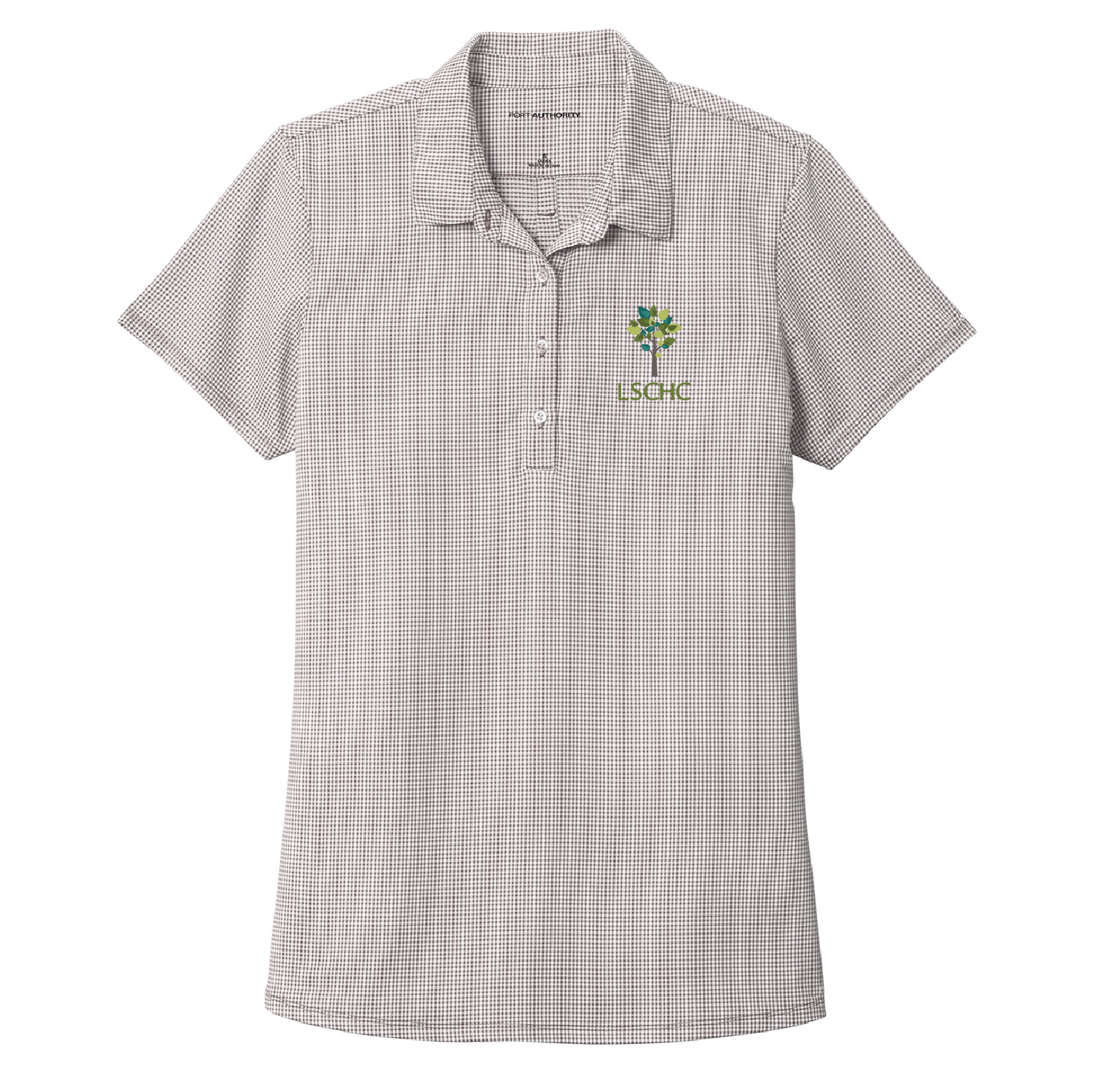 LSCHC Womens Gingham Polo - DSP On Demand