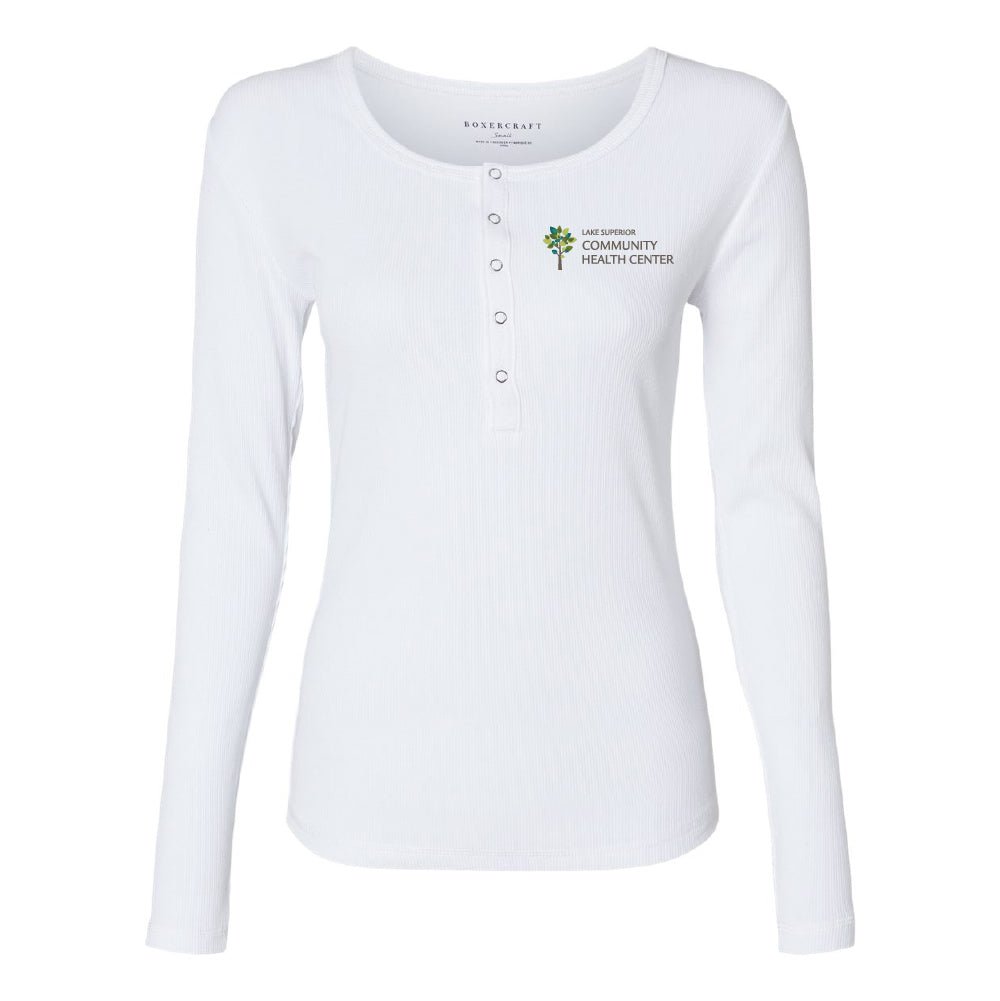 LSCHC Women's Harper Long Sleeve Henley - DSP On Demand