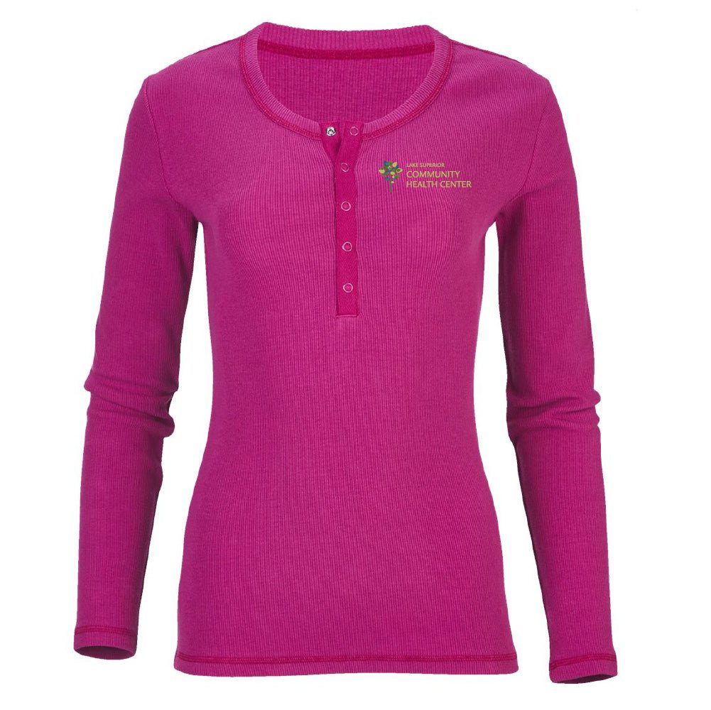 LSCHC Women's Harper Long Sleeve Henley - DSP On Demand