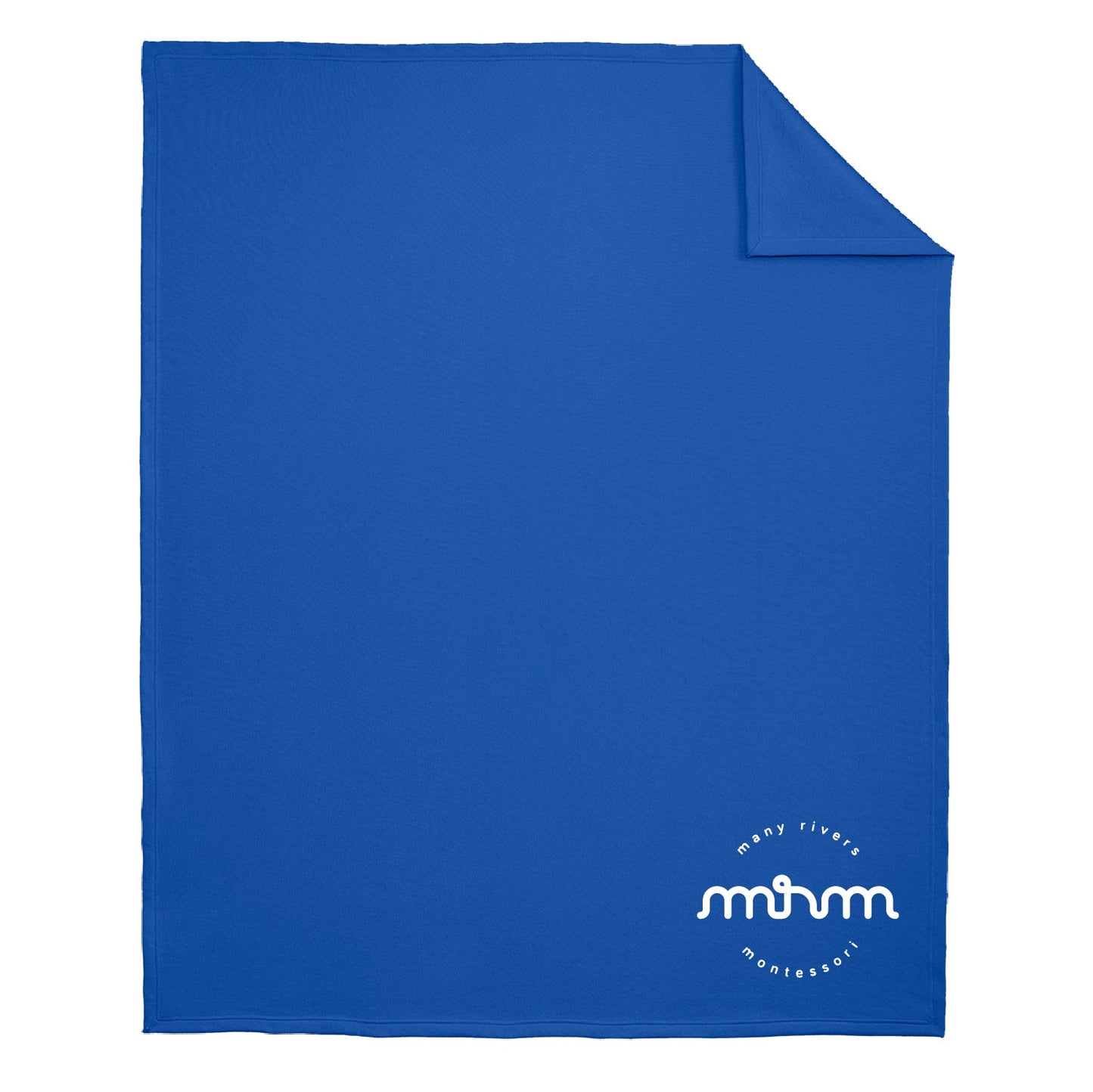Many Rivers Montessori Core Fleece Sweatshirt Blanket - DSP On Demand