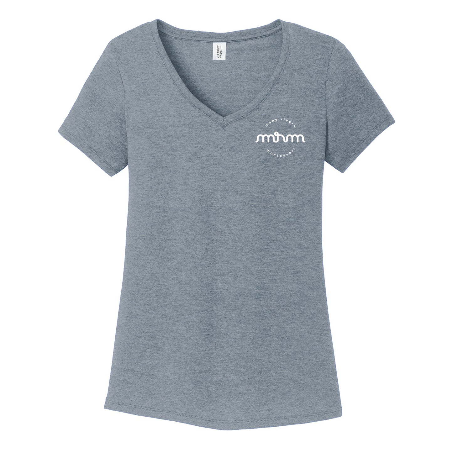 Many Rivers Montessori Women’s Perfect Tri ® V-Neck Tee - DSP On Demand