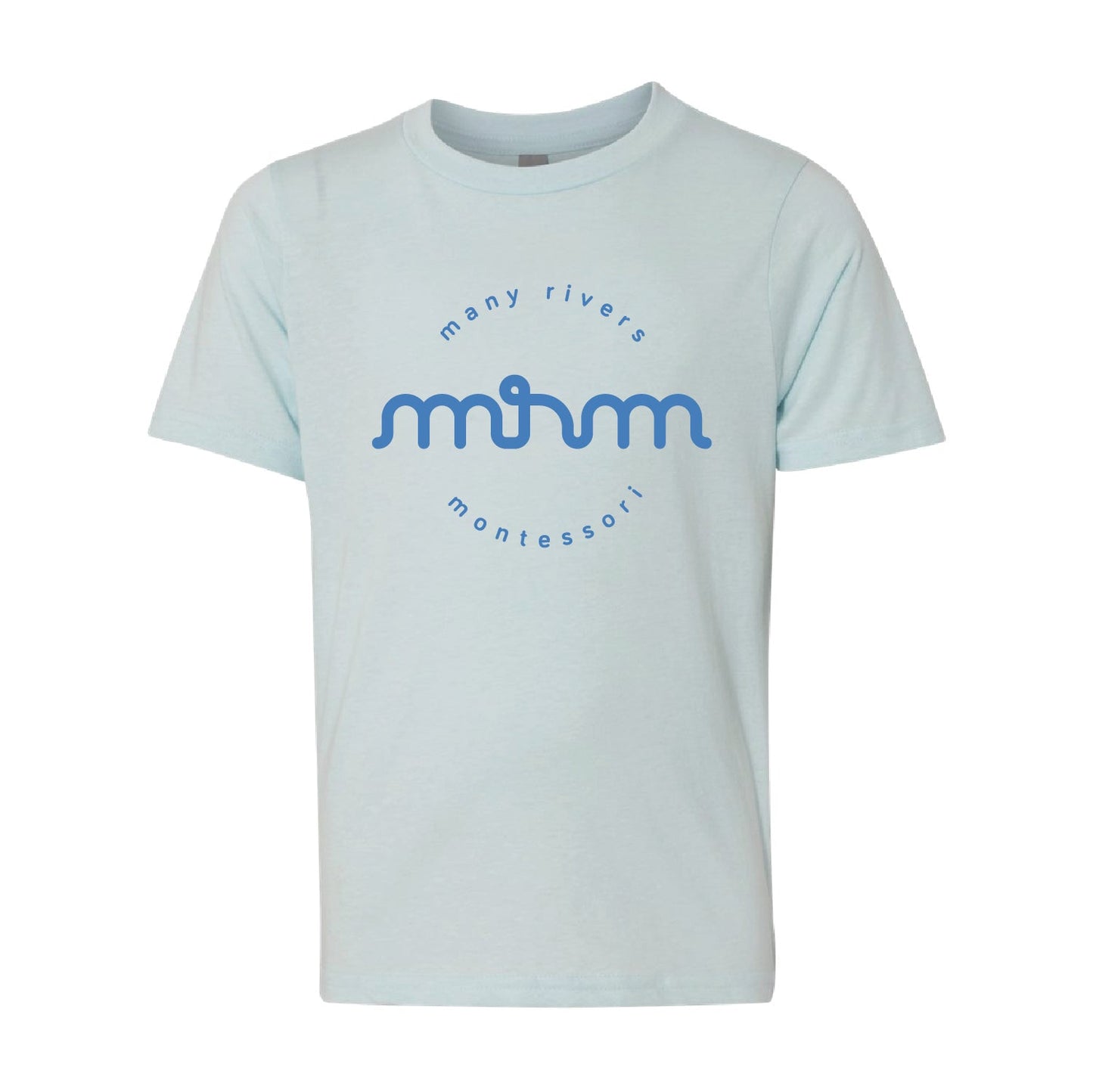 Many Rivers Montessori Youth CVC Short Sleeve Crew - DSP On Demand