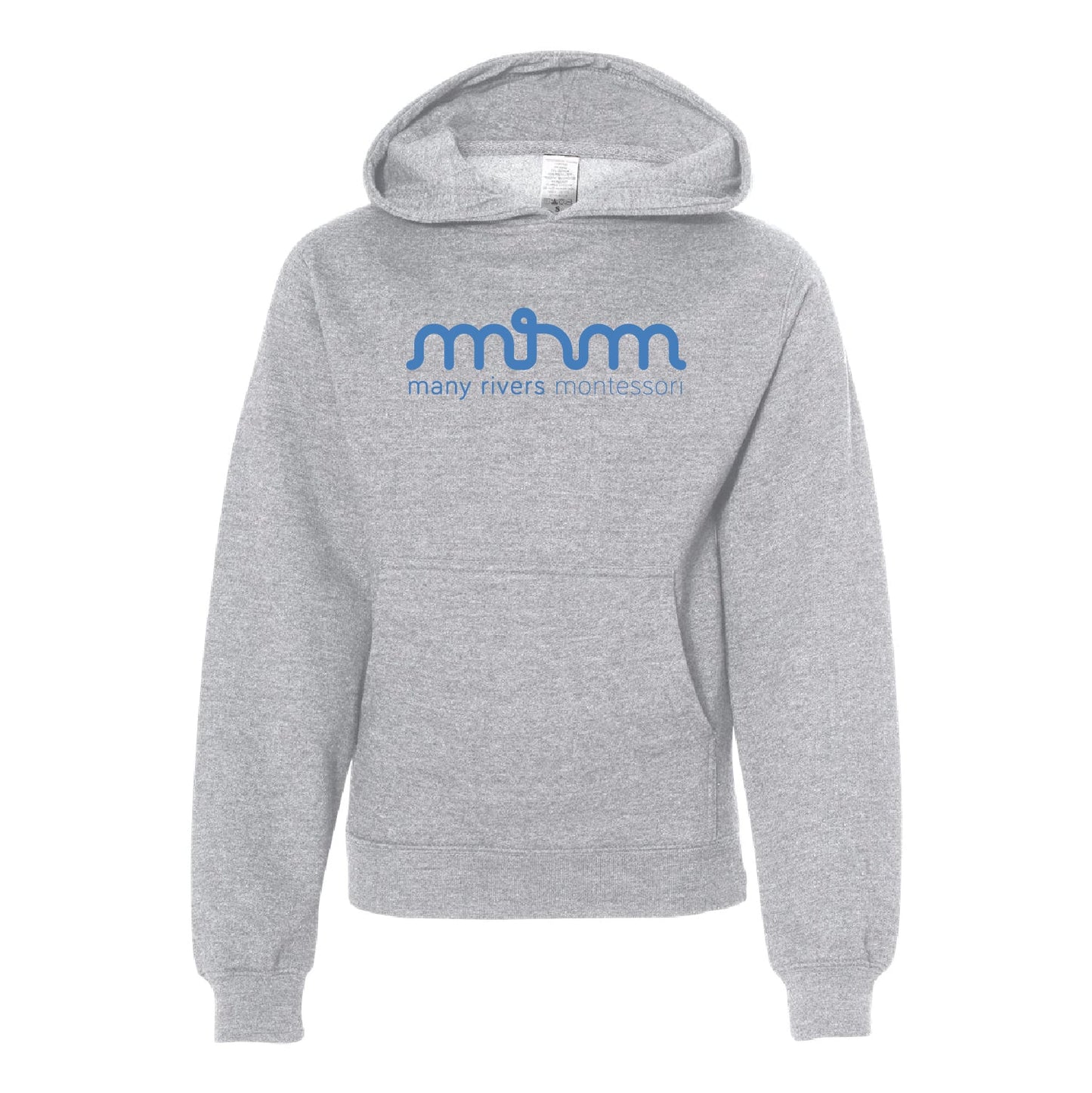 Many Rivers Montessori Youth Midweight Hooded Sweatshirt - DSP On Demand