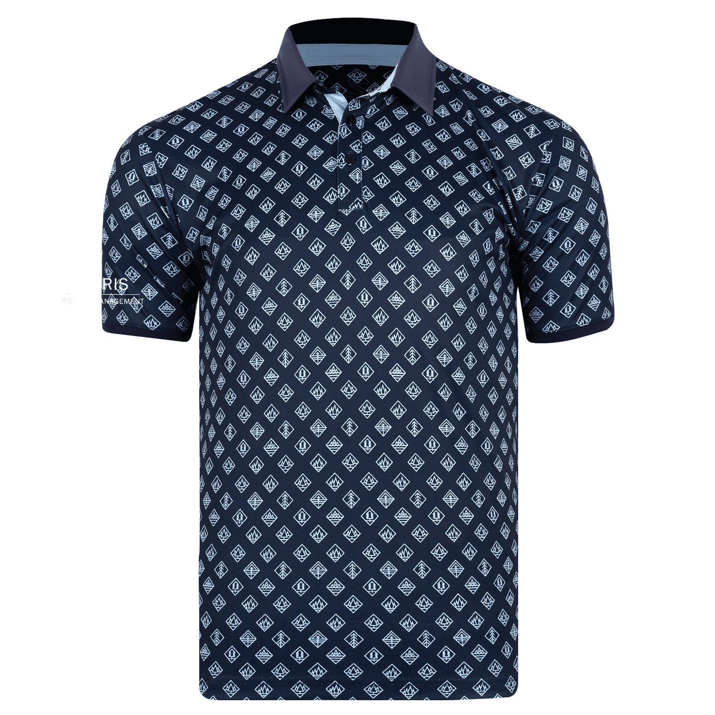 Maris Wealth Management Swannies Golf Men's Jackson Printed Polo - DSP On Demand