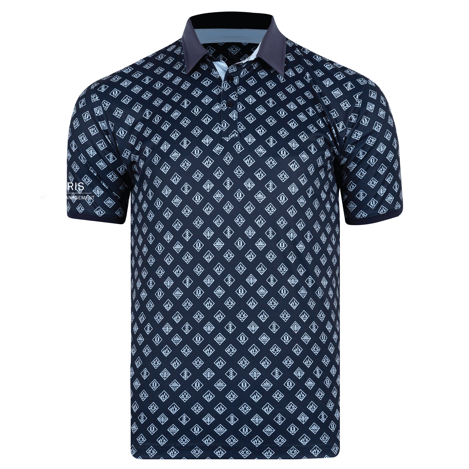 Maris Wealth Management Swannies Golf Men's Jackson Printed Polo - DSP On Demand