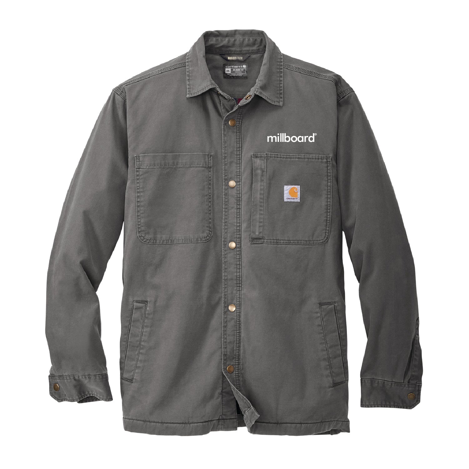 Millboard Carhartt® Rugged Flex® Fleece-Lined Shirt Jac - DSP On Demand