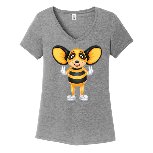 Mini Bauble Mouse Women’s Perfect Tri ® V-Neck Tee - DSP On Demand