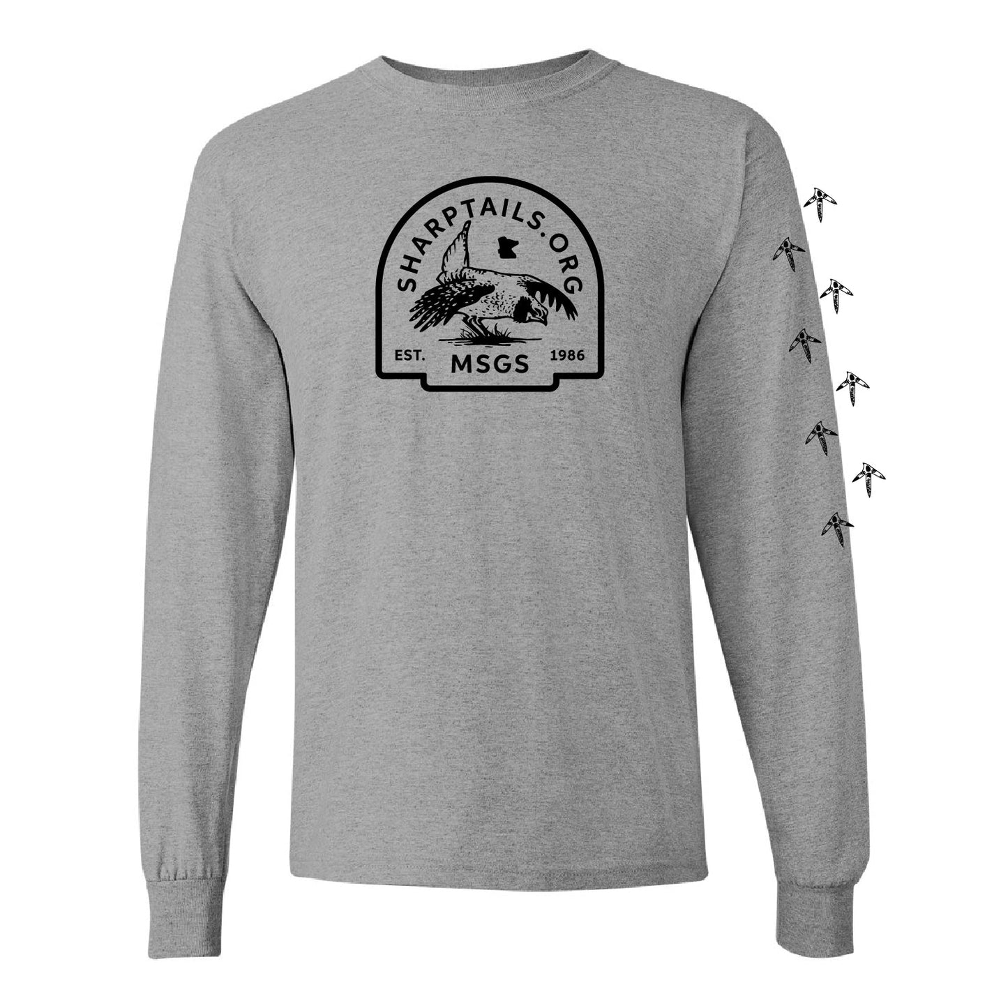 MN Sharp-Tailed HeavyCotton Unisex Long Sleeve T-Shirt - DSP On Demand