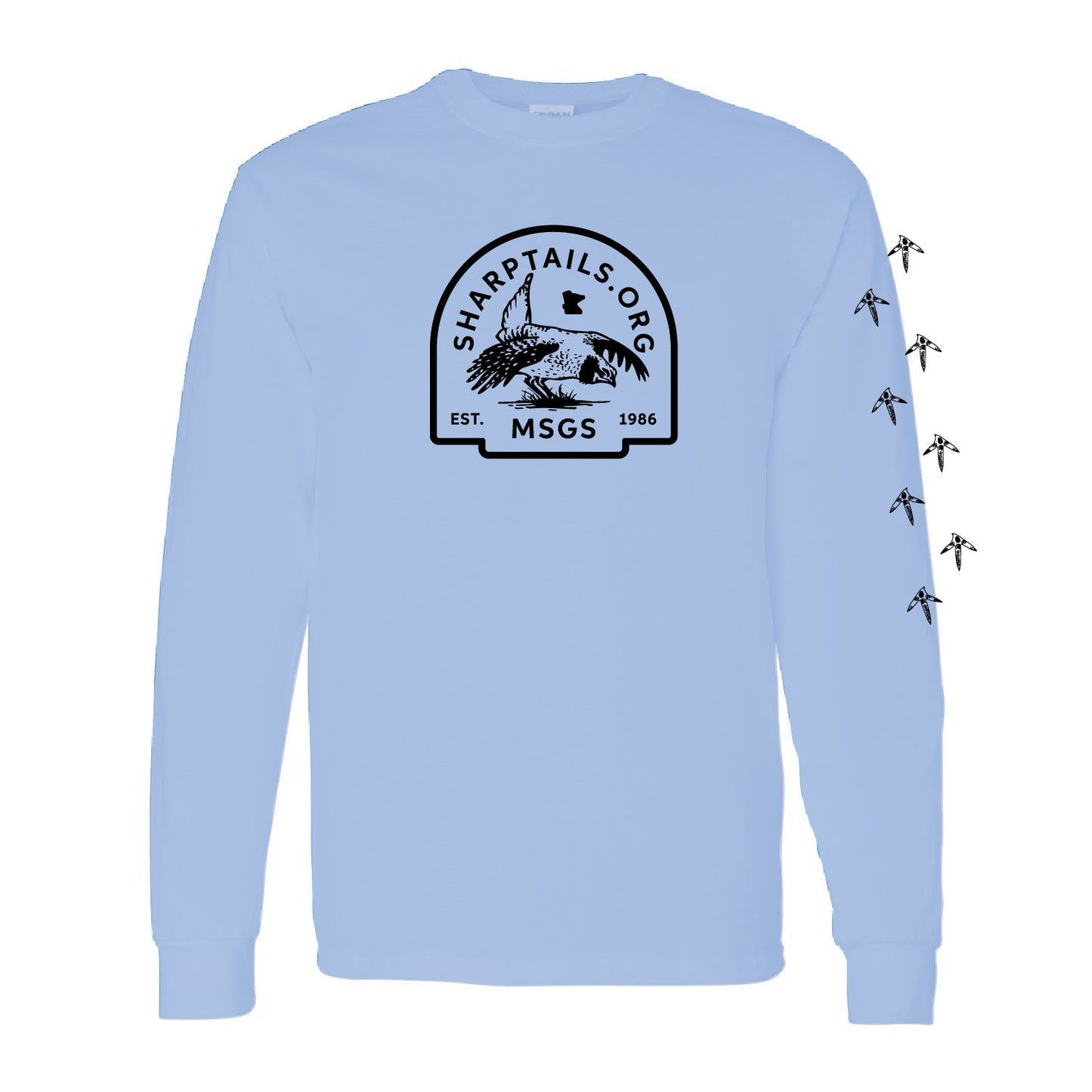 MN Sharp-Tailed HeavyCotton Unisex Long Sleeve T-Shirt - DSP On Demand