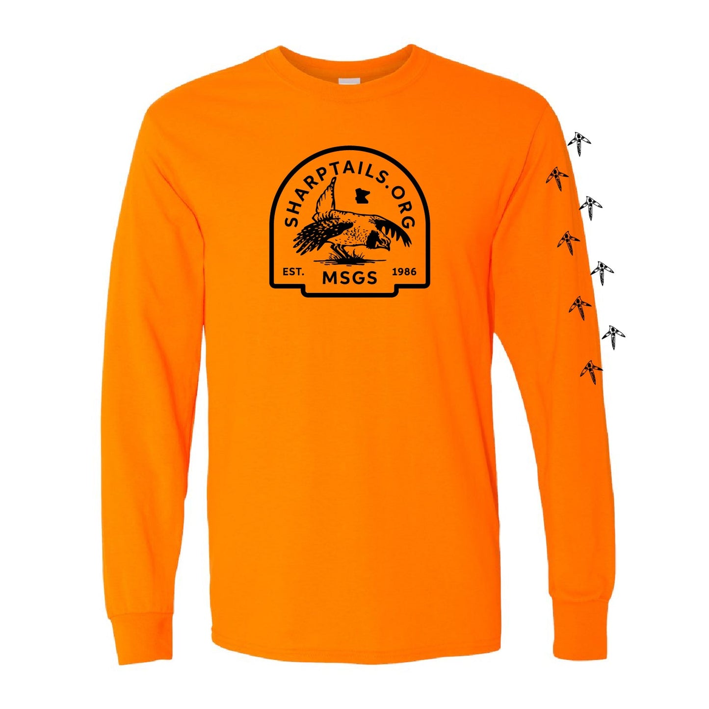 MN Sharp-Tailed HeavyCotton Unisex Long Sleeve T-Shirt - DSP On Demand