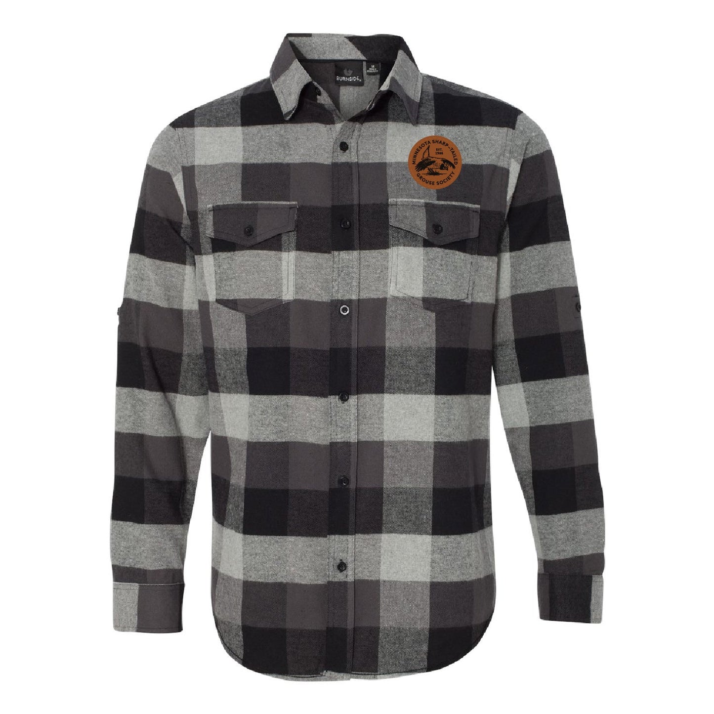 MN Sharp-Tailed Yarn-Dyed Long-Sleeve Flannel Shirt - DSP On Demand