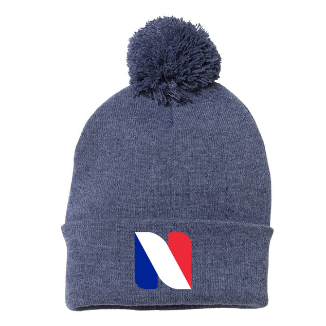 N LOGO – 12in POM-POM BEANIE - DSP On Demand