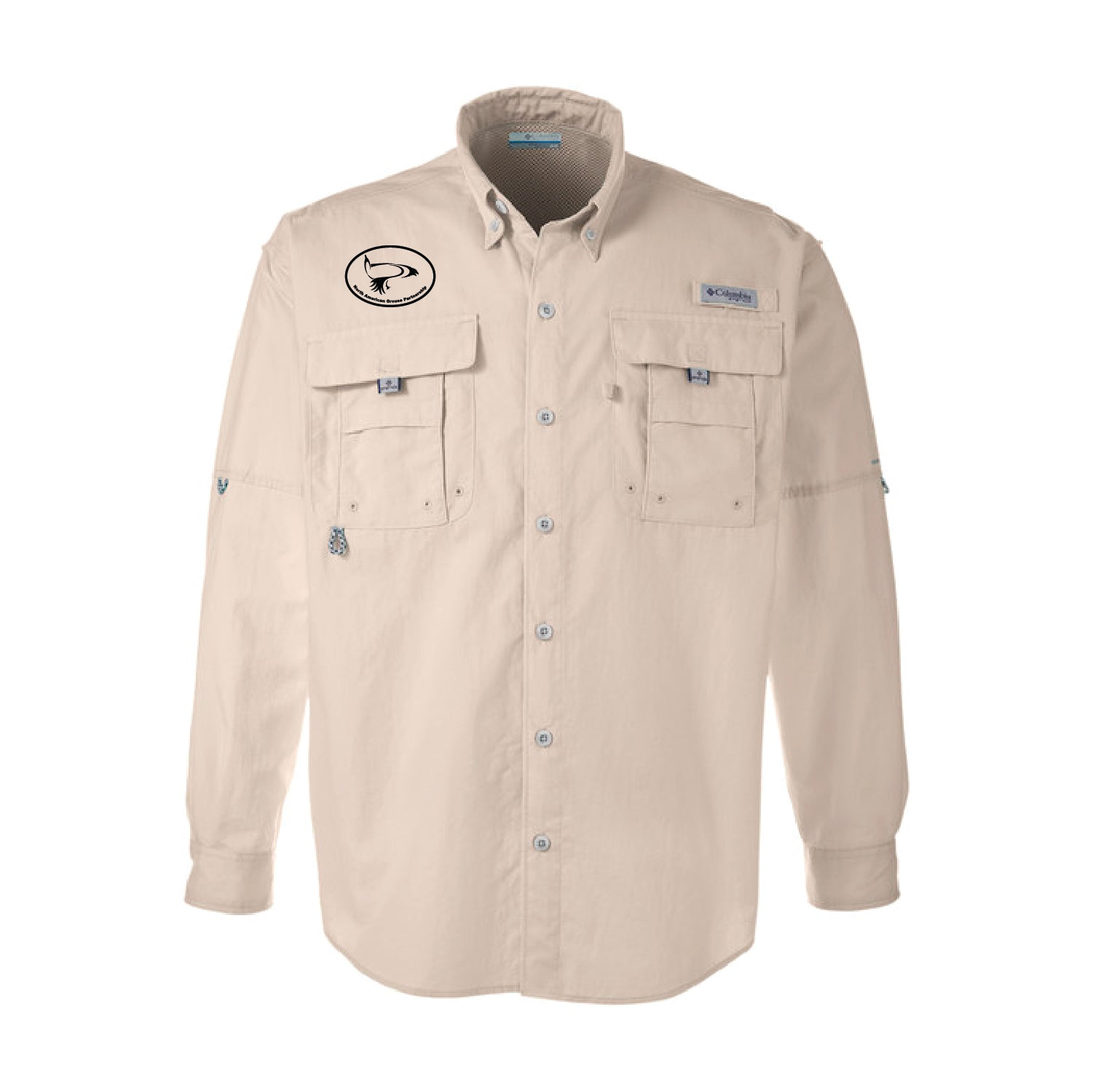 Columbia Men's PFG Bahama II Long Sleeve Fishing Shirt - UPF 30 Sun Protection, Quick-Dry (Gulf Stream, X-Large Tall)