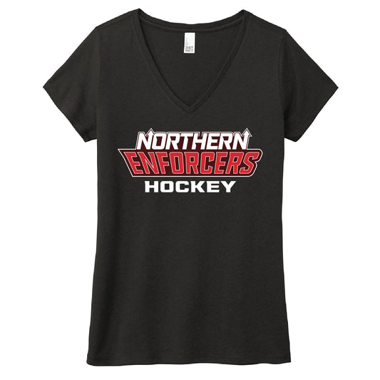 Northern Enforcers Hockey Women’s Perfect Tri ® V-Neck Tee - DSP On Demand