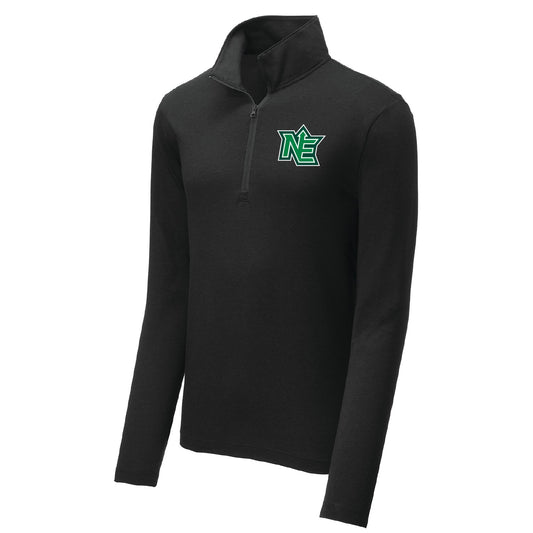 Northern Enforcers Tri-Blend Wicking 1/4-Zip Pullover - green - DSP On Demand