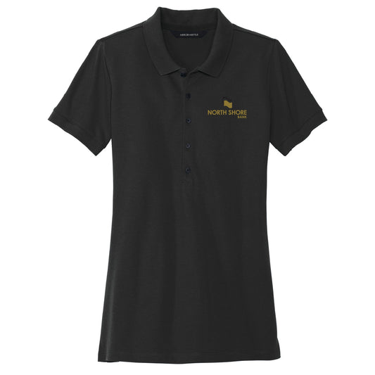 NSB Bank Stretch Pique Full-Button Polo - DSP On Demand