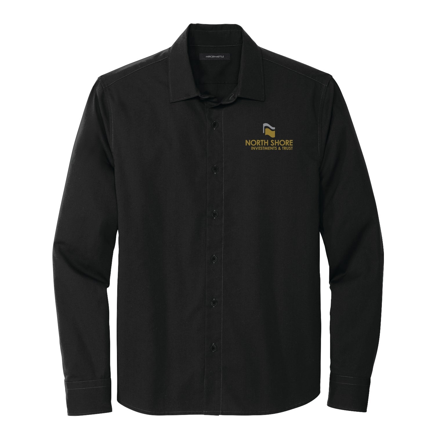 NSB Investments & Trust Long Sleeve Stretch Woven Shirt - DSP On Demand