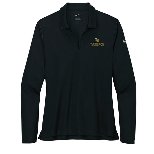 NSB Investments & Trust Nike Ladies Dri-FIT Micro Pique 2.0 Long Sleeve Polo - DSP On Demand