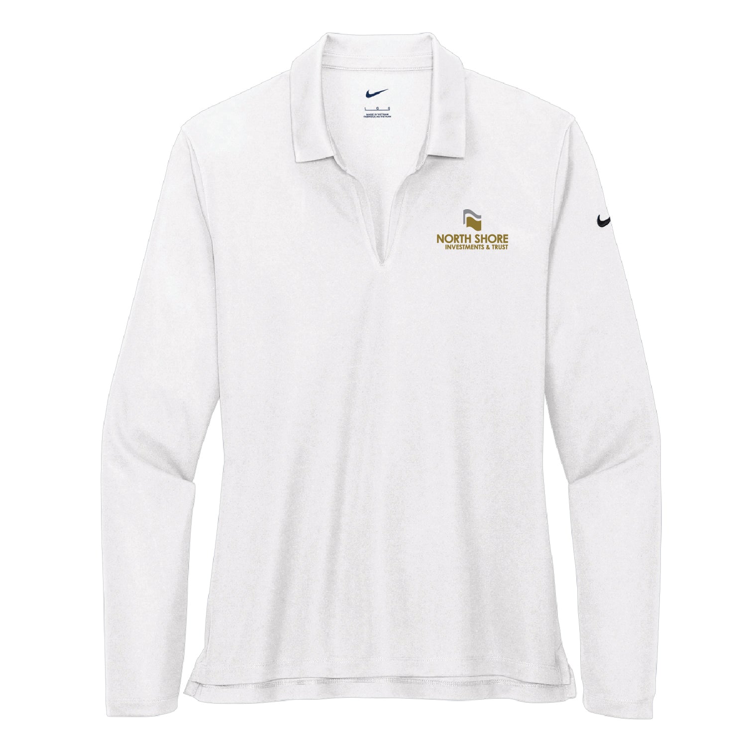 NSB Investments & Trust Nike Ladies Dri-FIT Micro Pique 2.0 Long Sleeve Polo - DSP On Demand