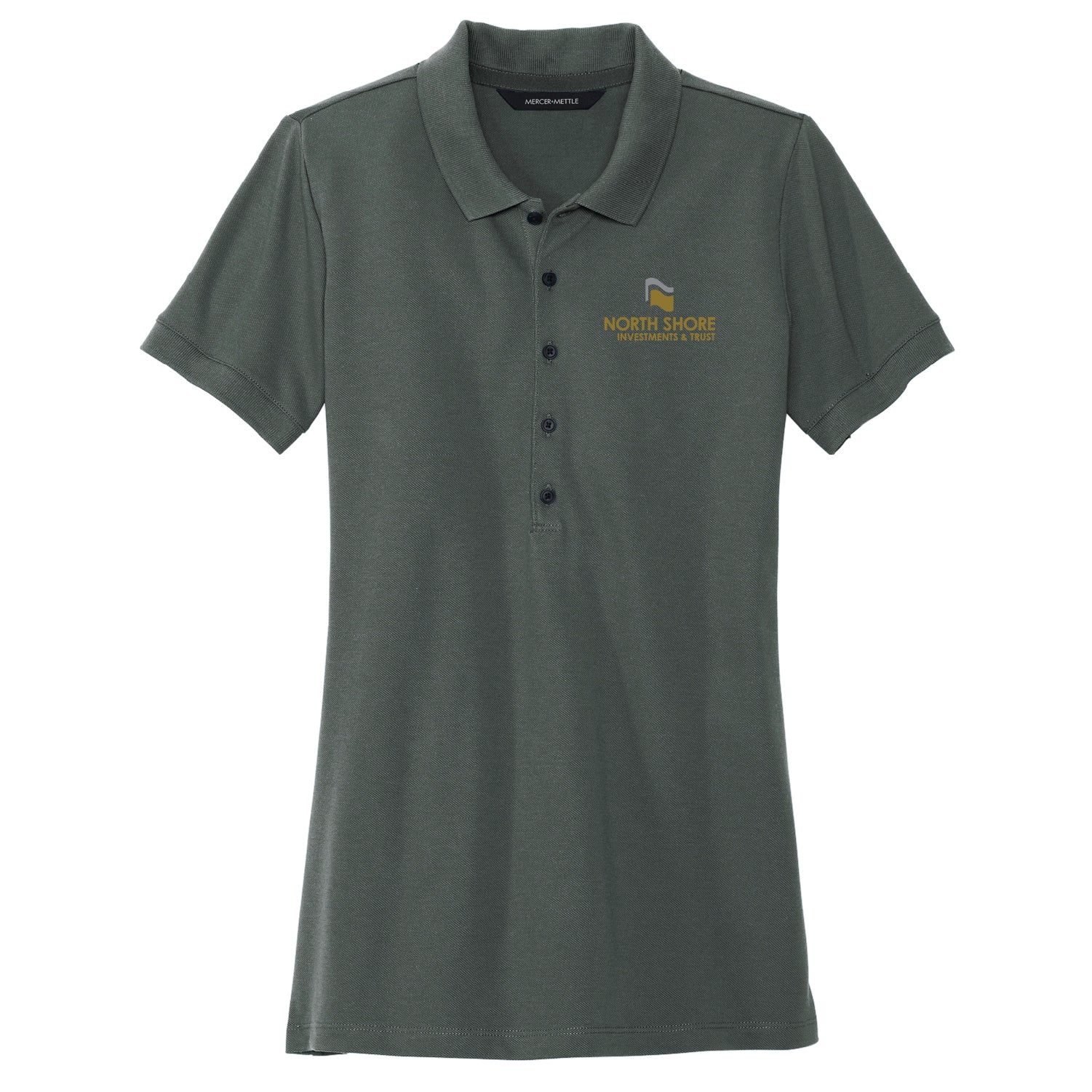 NSB Investments & Trust Women’s Stretch Heavyweight Pique Polo - DSP On Demand