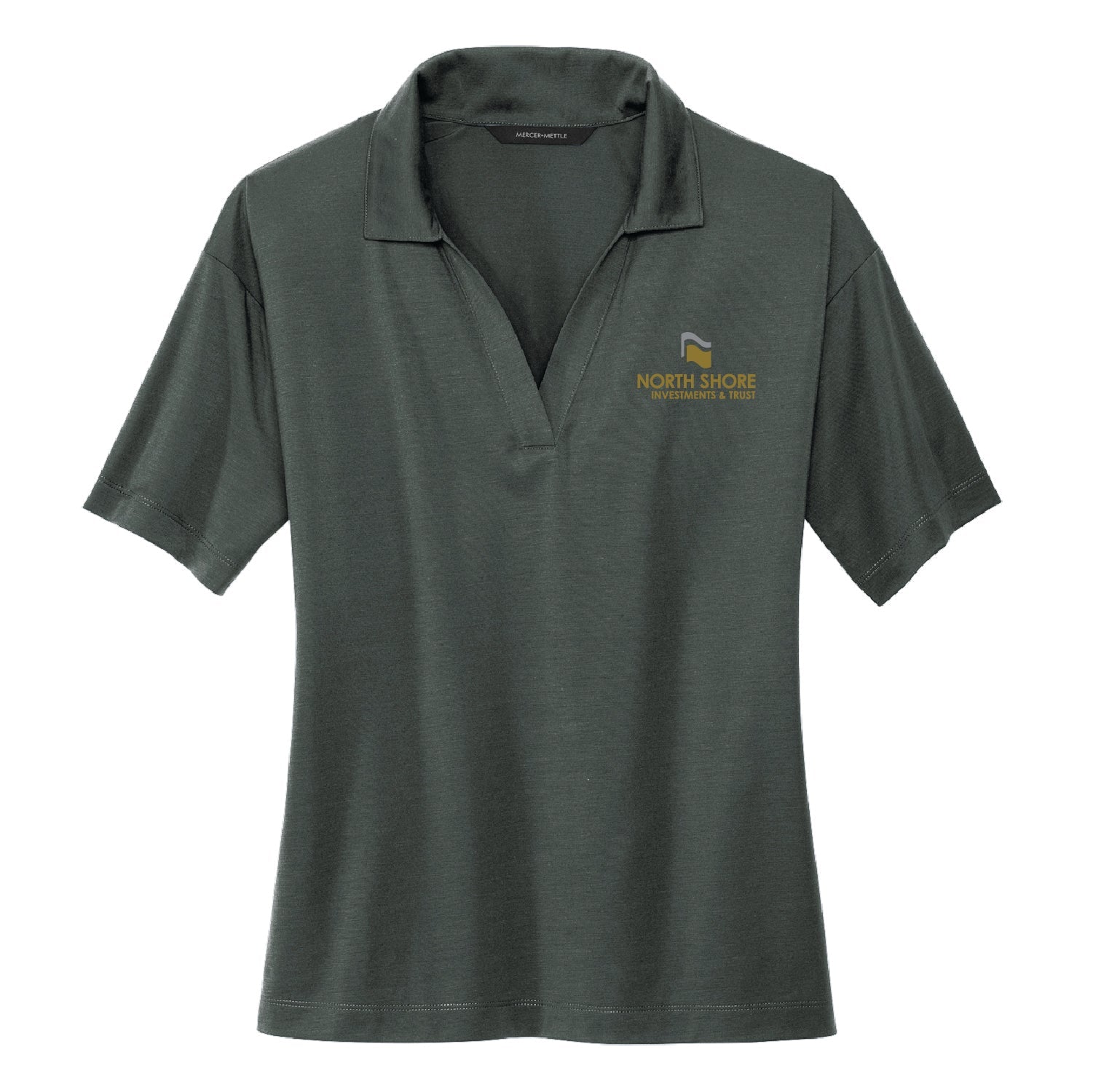 NSB Investments & Trust Women’s Stretch Jersey Polo - DSP On Demand