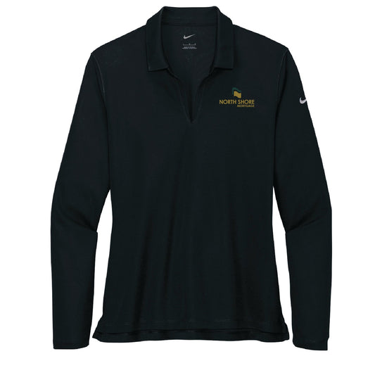 NSB Mortgage Nike Ladies Dri-FIT Micro Pique 2.0 Long Sleeve Polo - DSP On Demand