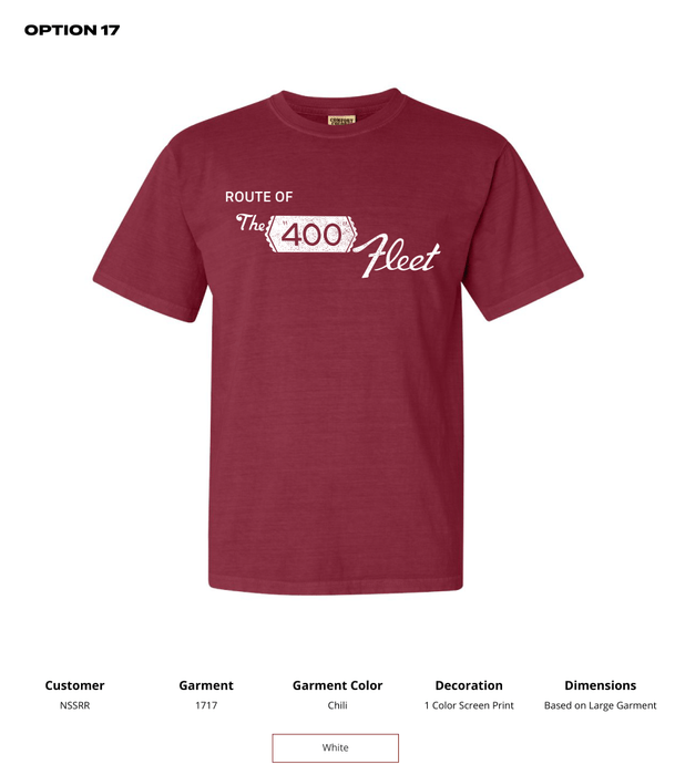 NSSRR Comfort Colors Heavyweight Ring Spun Tee - DSP On Demand