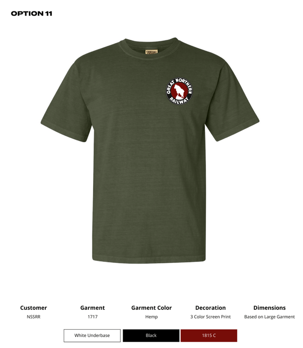 NSSRR Comfort Colors Heavyweight Ring Spun Tee - DSP On Demand