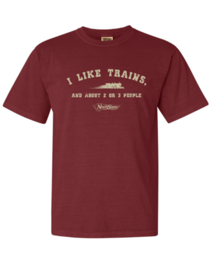 NSSRR Comfort Colors Heavyweight Tee - I Like Trains - DSP On Demand