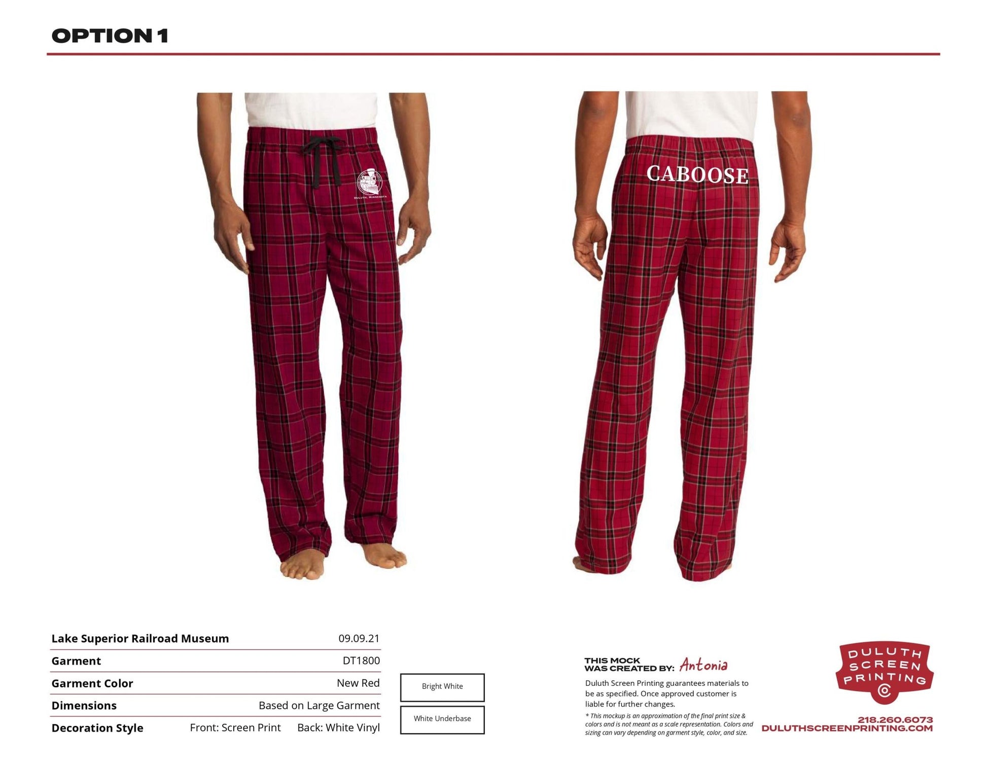 NSSRR District Flannel Plaid Pant - DSP On Demand