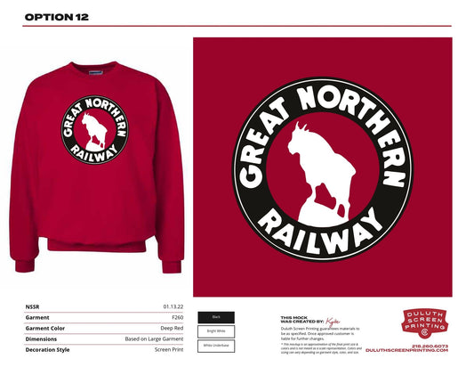 NSSRR Hanes Ultimate Cotton Crewneck Sweatshirt - DSP On Demand