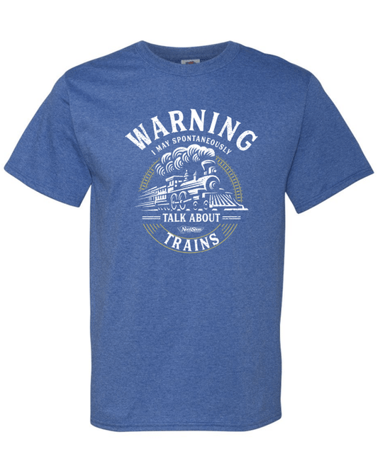 NSSRR Warning! Tee - Fruit of the Loom Adult Heavy Cotton Tee - DSP On Demand