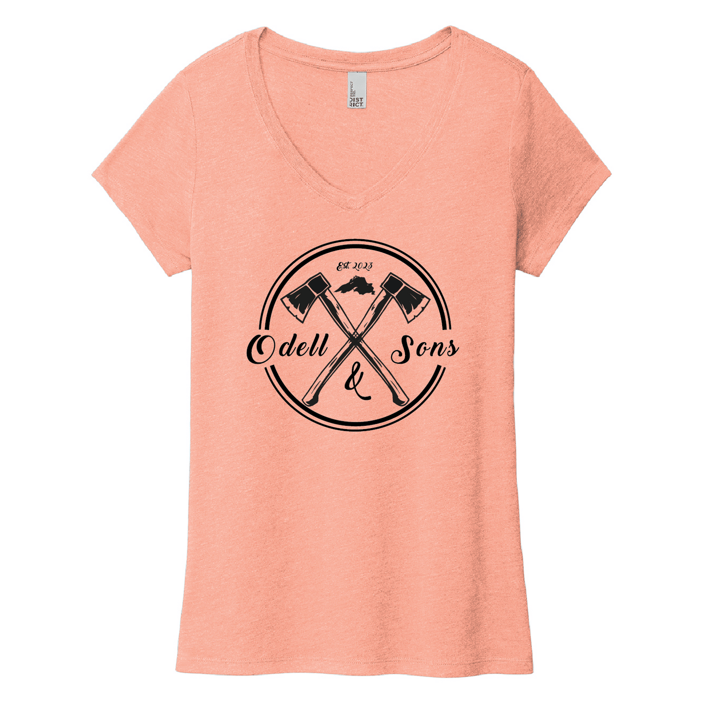 Odell and Sons Women’s Perfect Tri ® V-Neck Tee - DSP On Demand