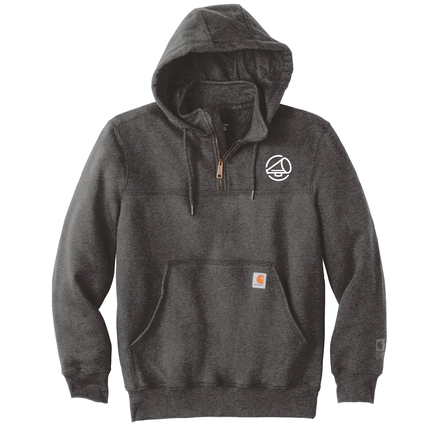 Out There Advertising Carhartt Heavyweight Hooded Zip Mock Sweatshirt - DSP On Demand