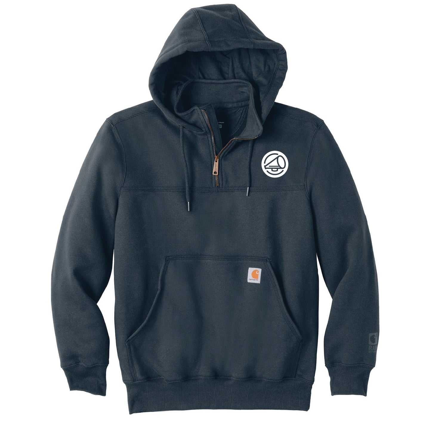 Out There Advertising Carhartt Heavyweight Hooded Zip Mock Sweatshirt - DSP On Demand