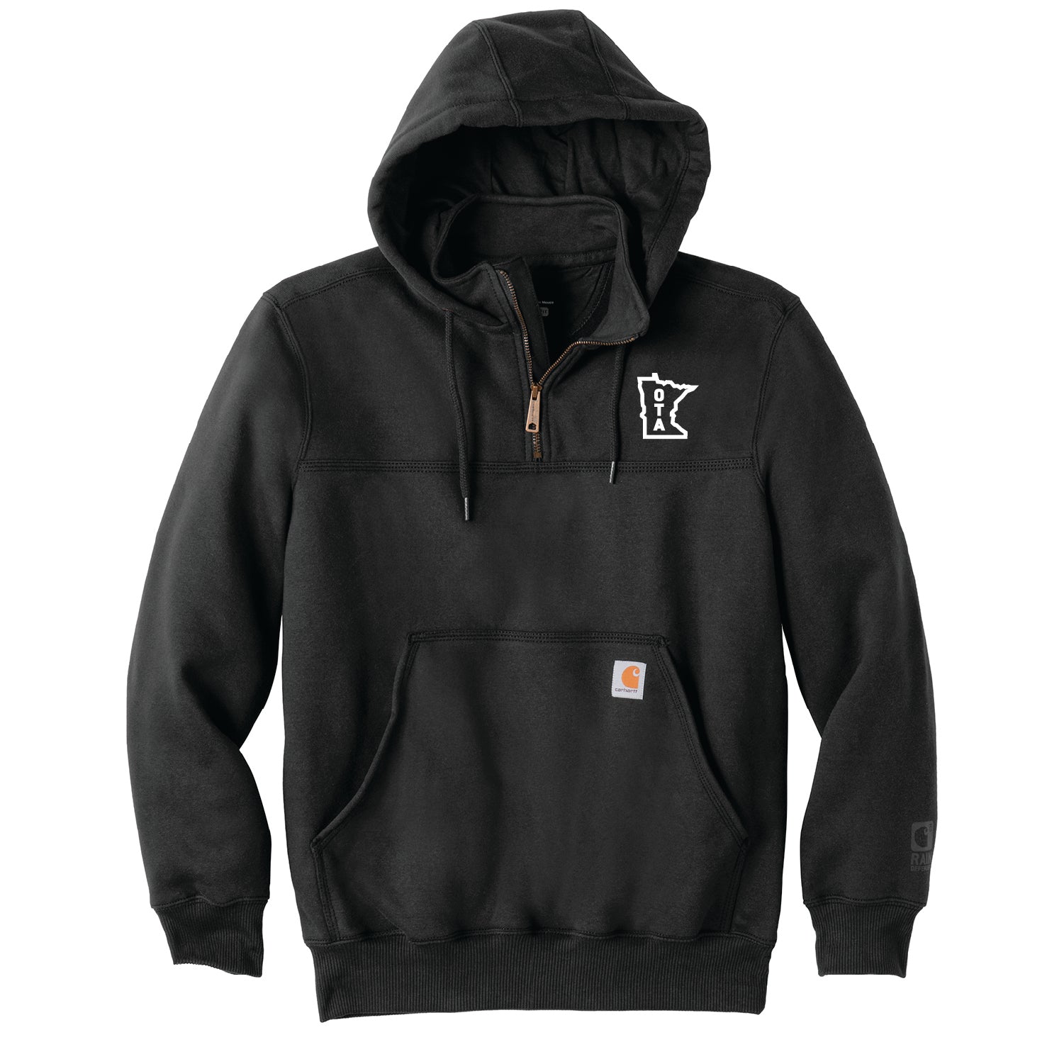 Out There Advertising Carhartt Heavyweight Hooded Zip Mock Sweatshirt - DSP On Demand
