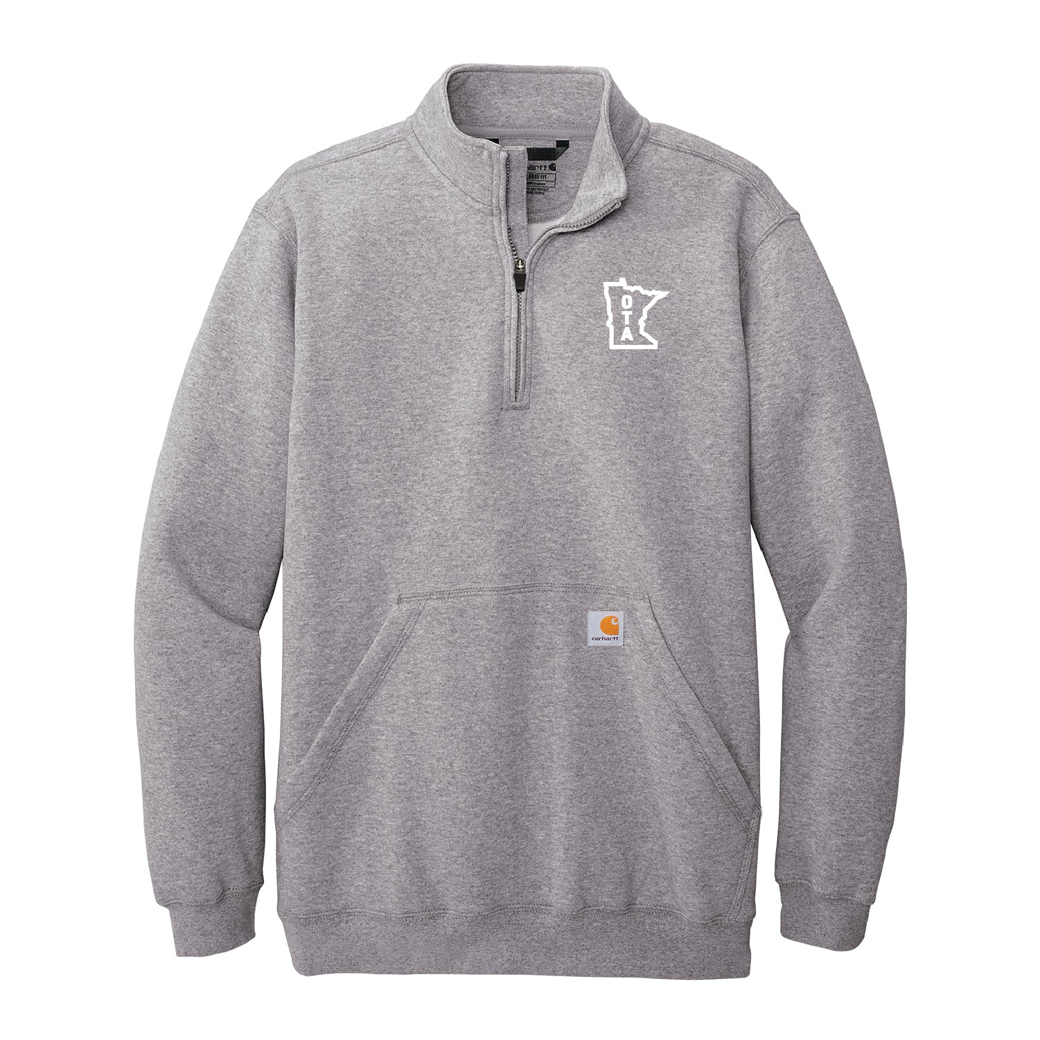 Out There Advertising Carhartt® Midweight 1/4-Zip Mock Neck Sweatshirt - DSP On Demand