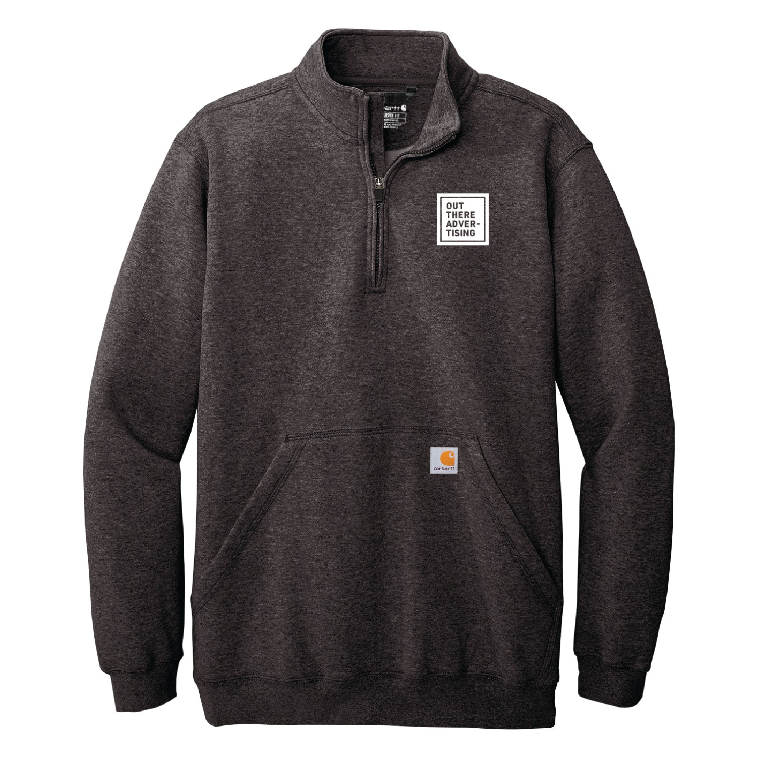 Out There Advertising Carhartt® Midweight 1/4-Zip Mock Neck Sweatshirt - DSP On Demand