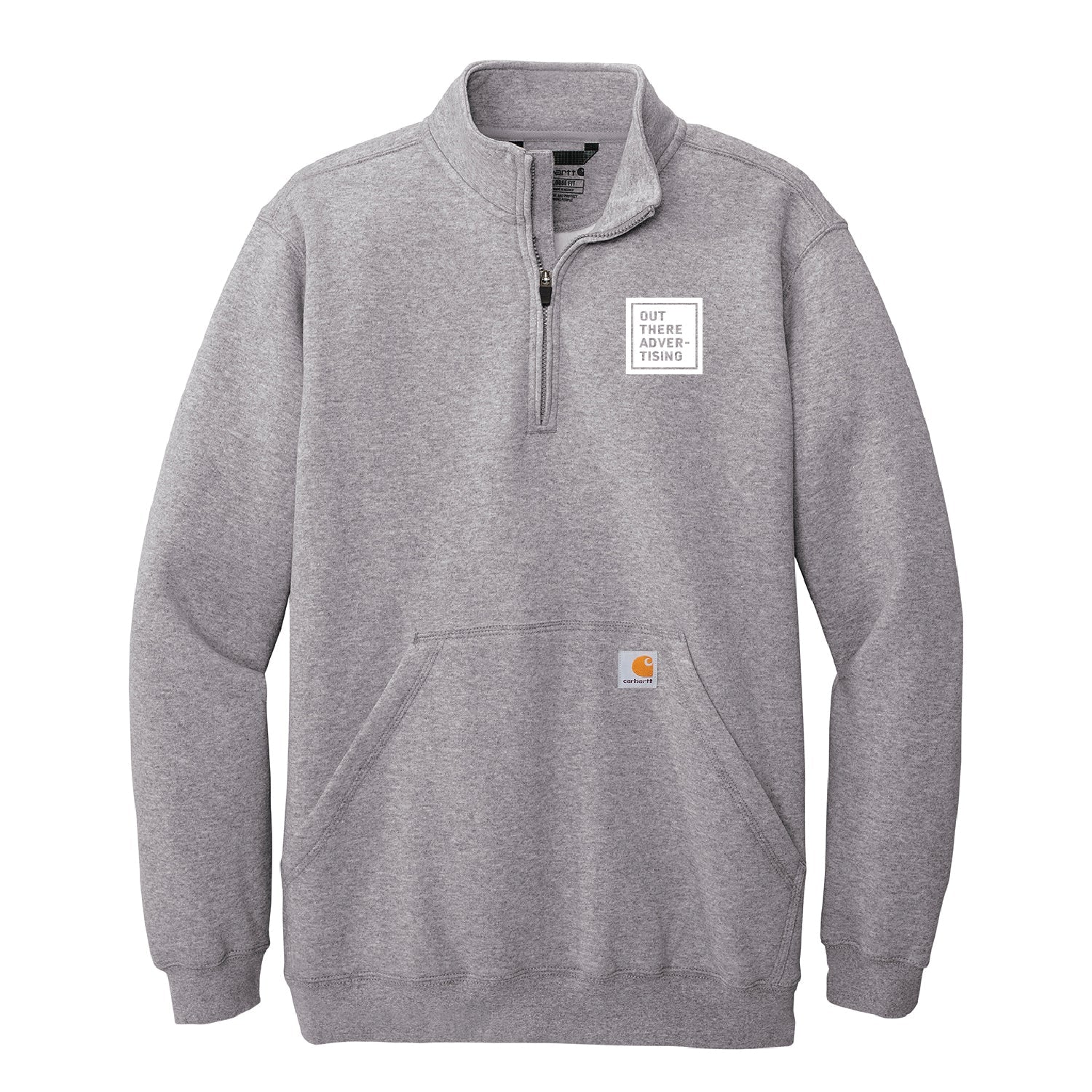 Carhartt force extremes mock hot sale neck half zip sweatshirt