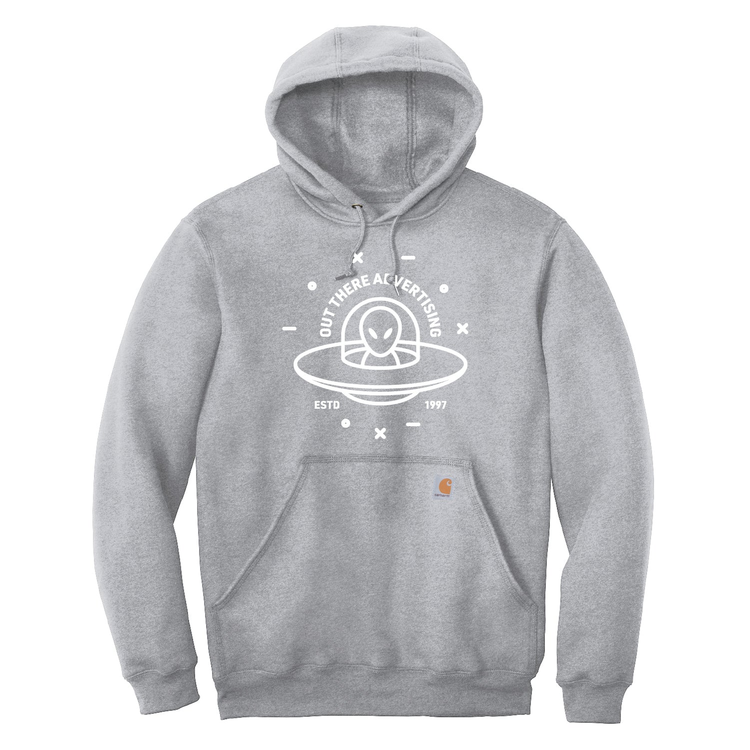 Out There Advertising Carhartt® Tall Midweight Hooded Sweatshirt - DSP On Demand