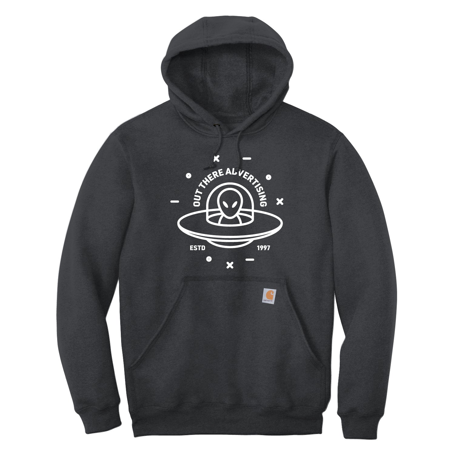 Out There Advertising Carhartt® Tall Midweight Hooded Sweatshirt - DSP On Demand