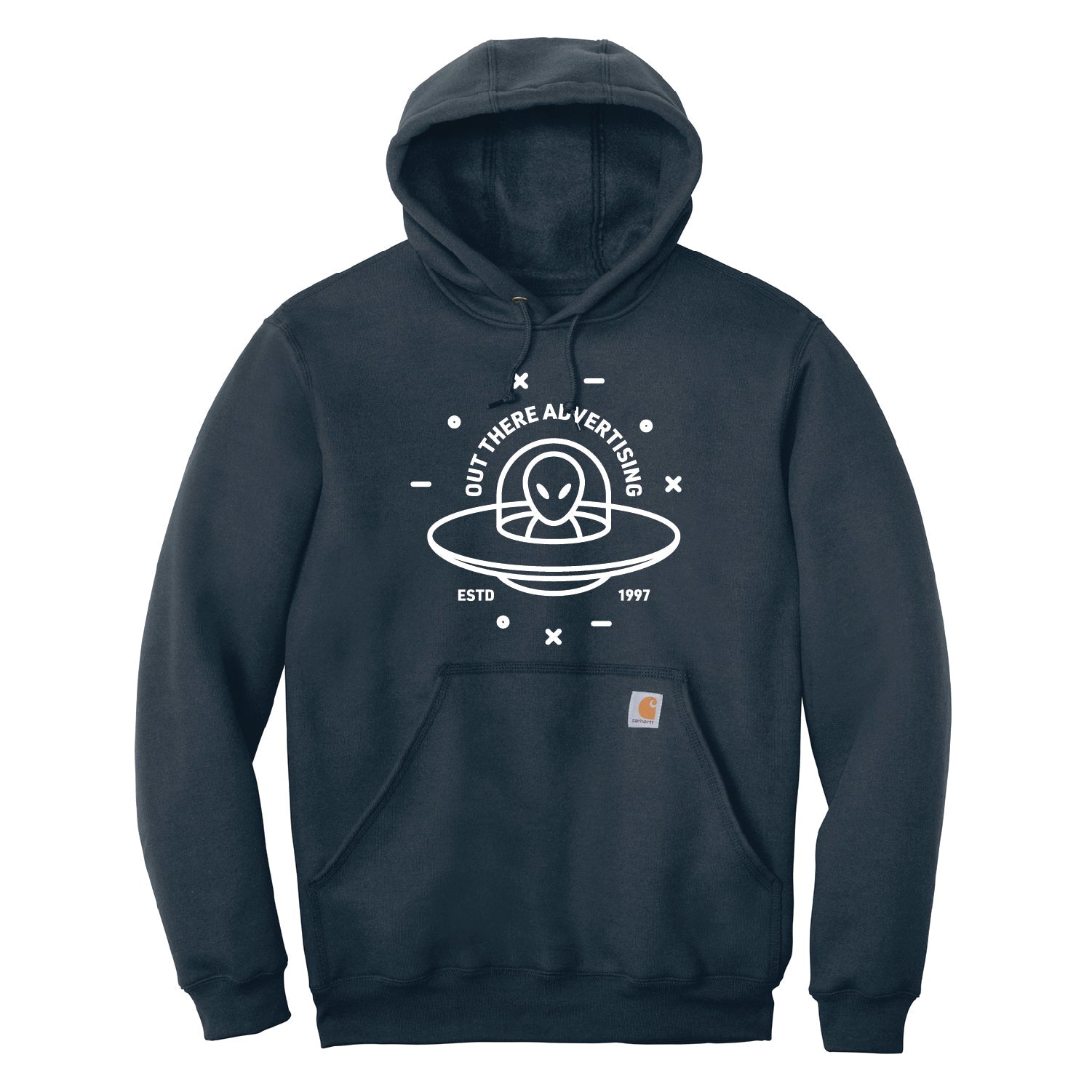 Out There Advertising Carhartt® Tall Midweight Hooded Sweatshirt - DSP On Demand