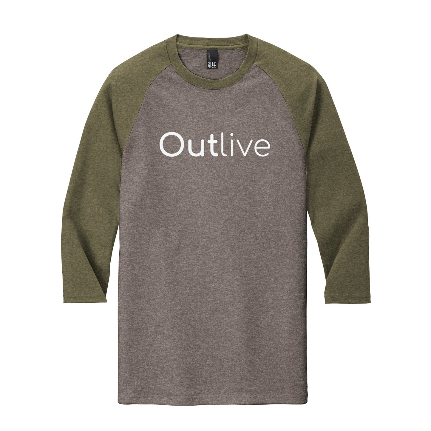 Outlive 3/4-Sleeve Raglan - DSP On Demand