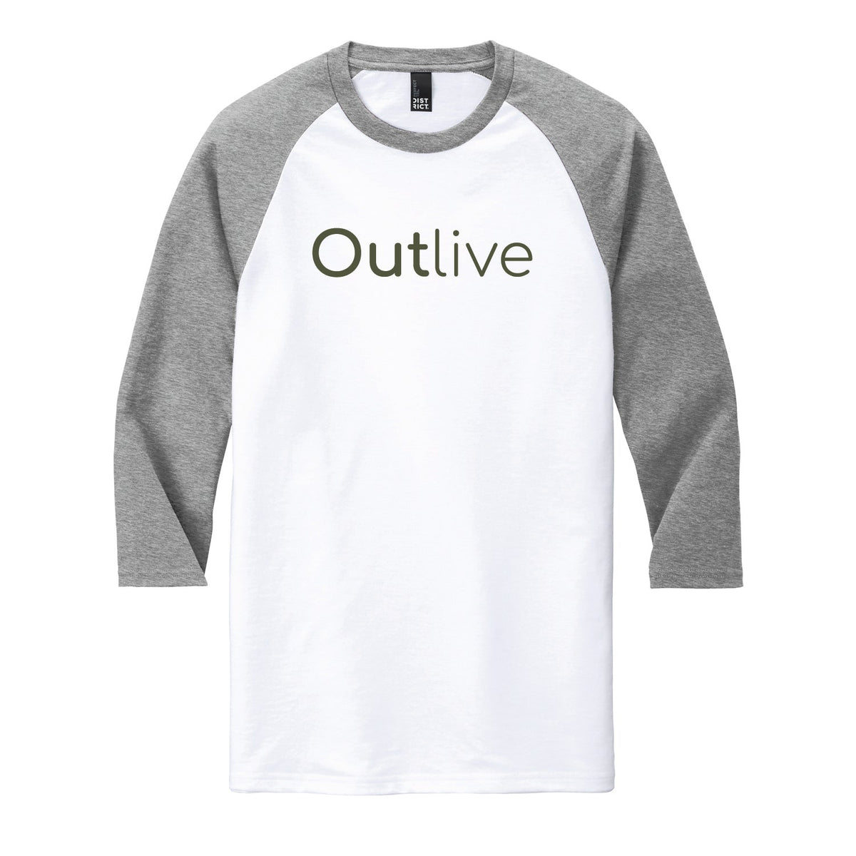 Outlive 3/4-Sleeve Raglan - DSP On Demand