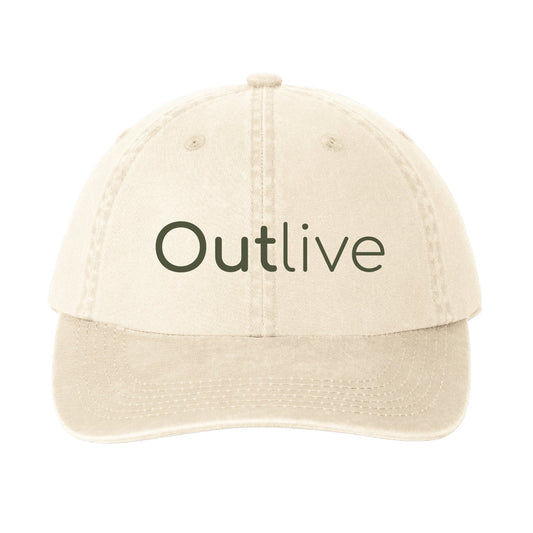 Outlive Garment Washed Cap - DSP On Demand