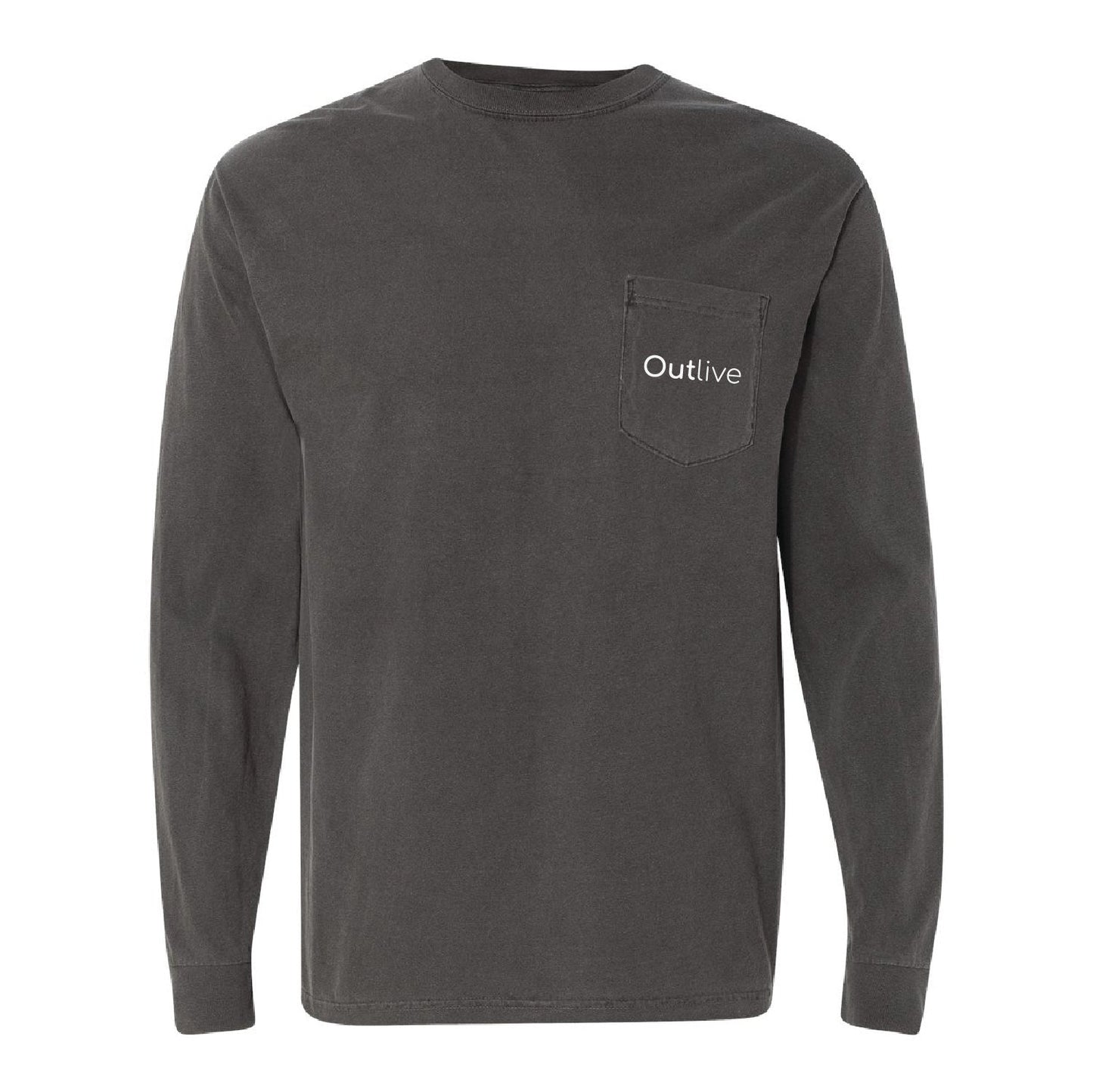 Outlive Heavyweight Long Sleeve Pocket T-Shirt - DSP On Demand